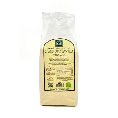Semola Rimacinata di GRANO DURO " Varietà Senatore Cappelli"